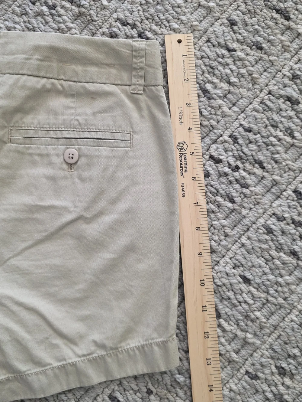 J.Crew Chino Shorts Sz 00 Khaki 100% Cotton Classic Preppy Summer